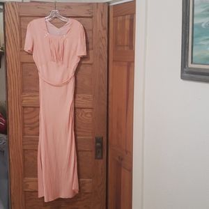 BARBIZON CARLTON PEACH VTG NIGHTGOWN